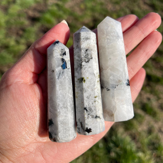 1pc. Moonstone crystal, Moonstone tower stone, crystal tower, Moonstone crystal, flashy Moonstone, healing crystals and minerals