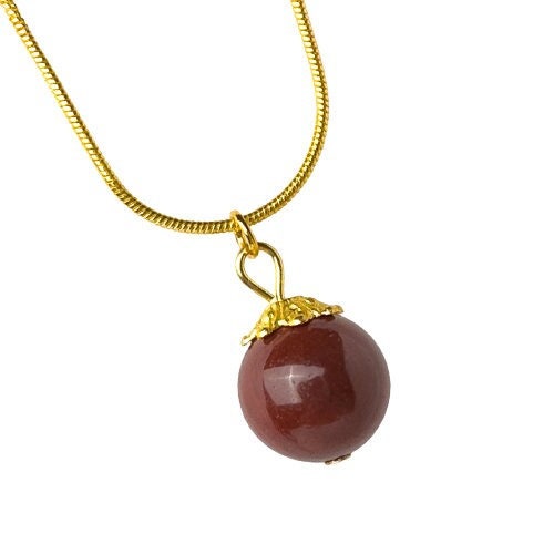 Sterling Silver Bloodstone Necklace  - Heliotrope Bloodstone Pendant  14k Gold Filled Chain - Delicate Bloodstone Necklace - Red Stone